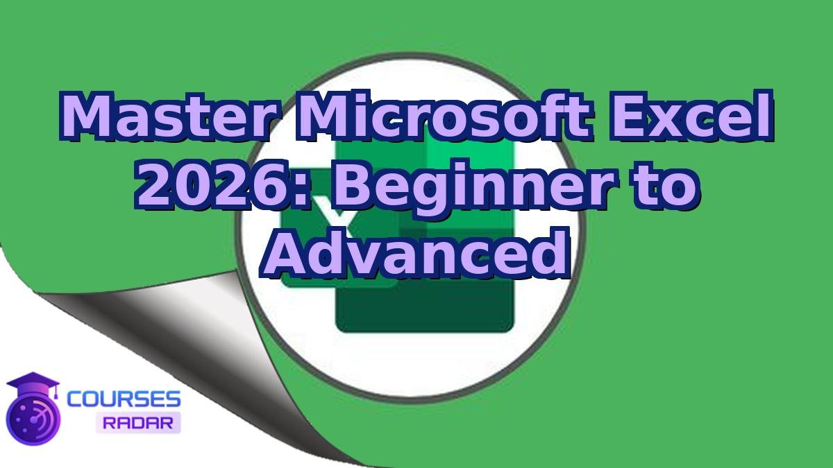 Master Microsoft Excel 2026: Beginner to Advanced