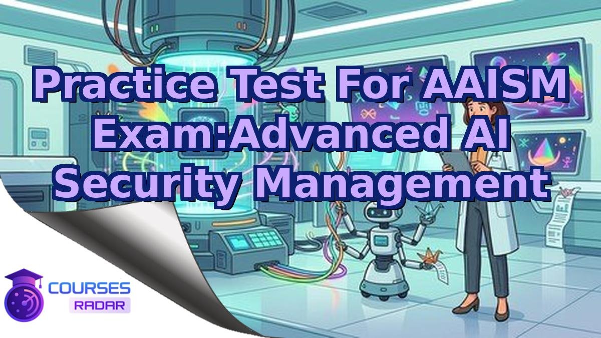 Practice Test For AAISM Exam:Advanced AI Security Management