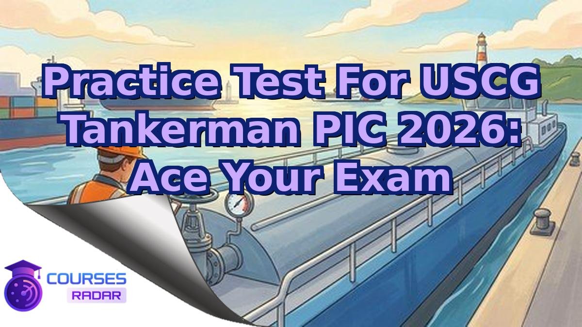 Practice Test For USCG Tankerman PIC 2026: Ace Your Exam