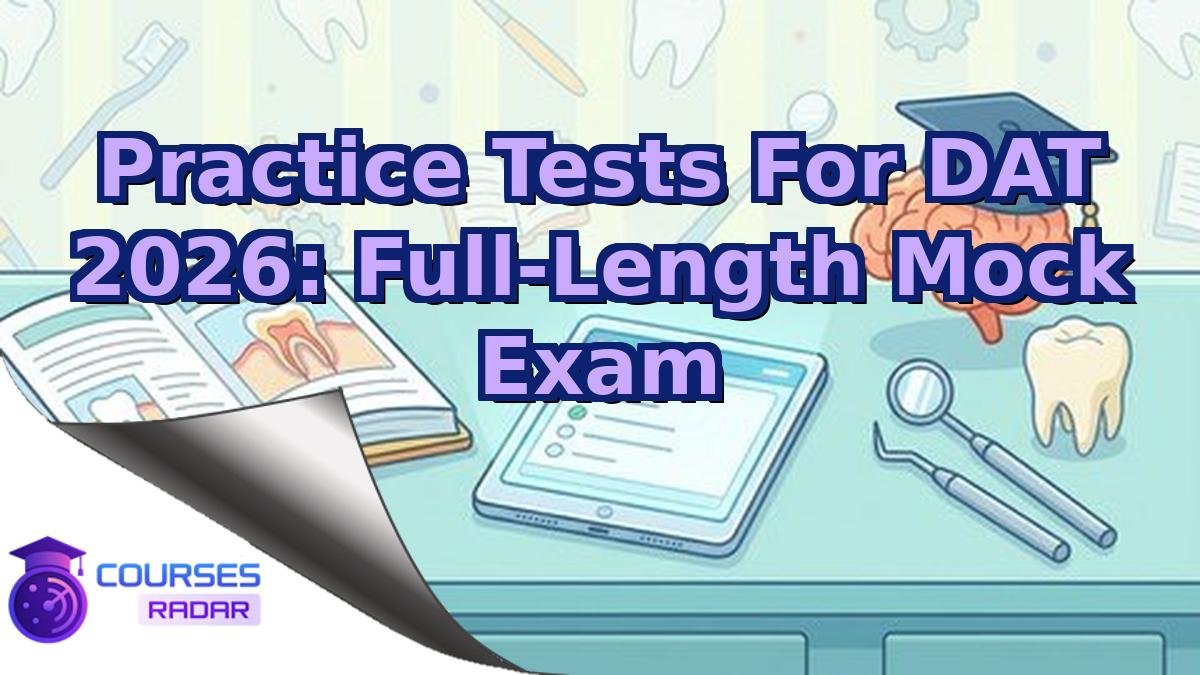 Practice Tests For DAT 2026: Full-Length Mock Exam
