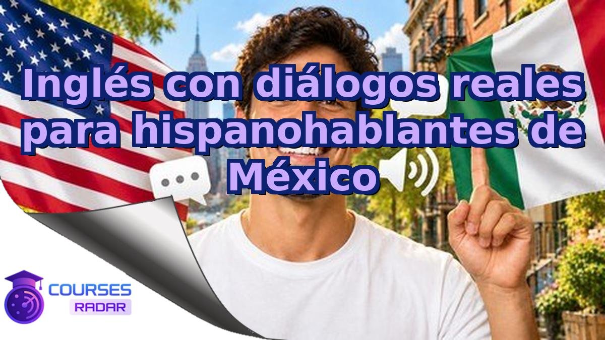 Inglés con diálogos reales para hispanohablantes de México