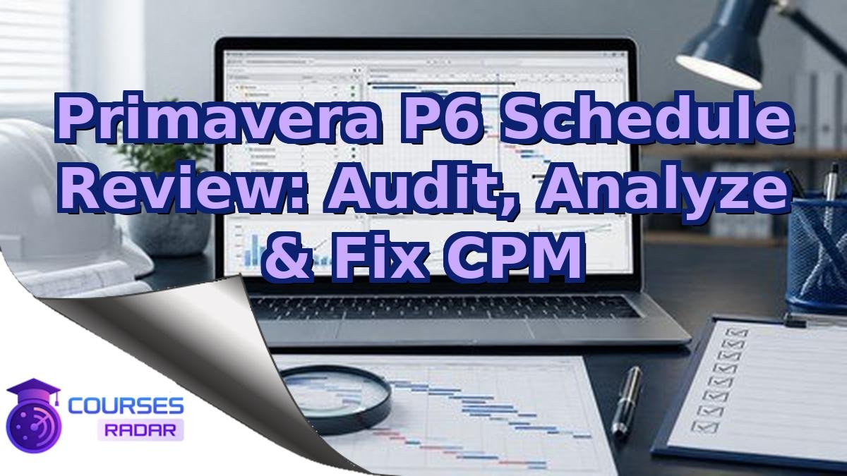 Primavera P6 Schedule Review: Audit, Analyze & Fix CPM