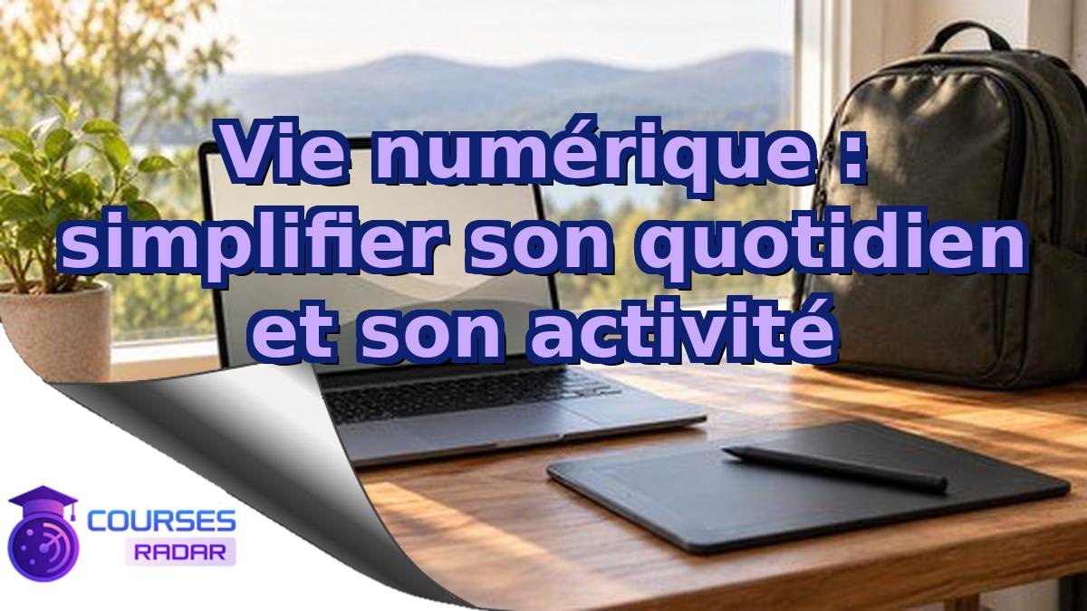 Vie numérique : simplifier son quotidien et son activité