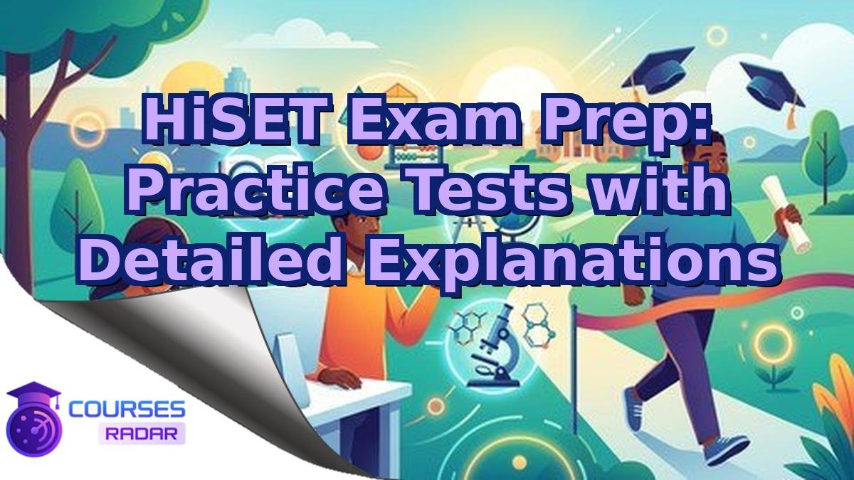 HiSET Exam Prep: Practice Tests with Detailed Explanations