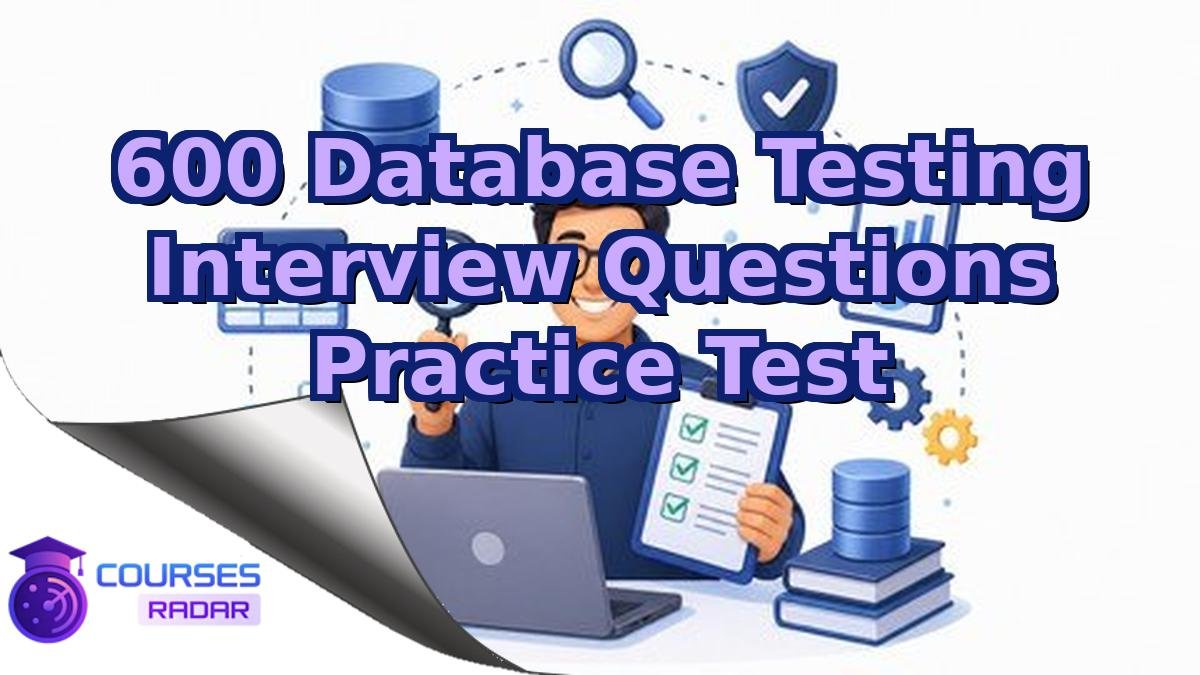 600 Database Testing Interview Questions Practice Test