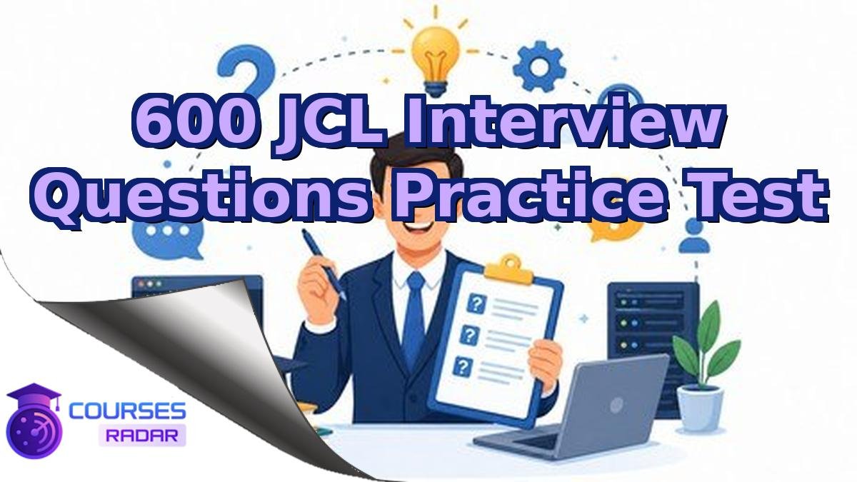 600 JCL Interview Questions Practice Test