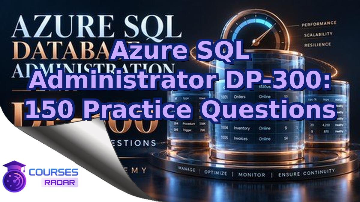 Azure SQL Administrator DP-300: 150 Practice Questions