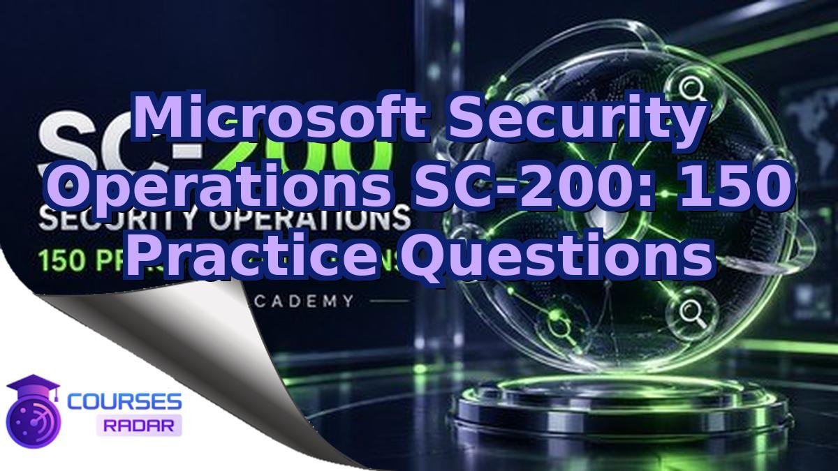 Microsoft Security Operations SC-200: 150 Practice Questions
