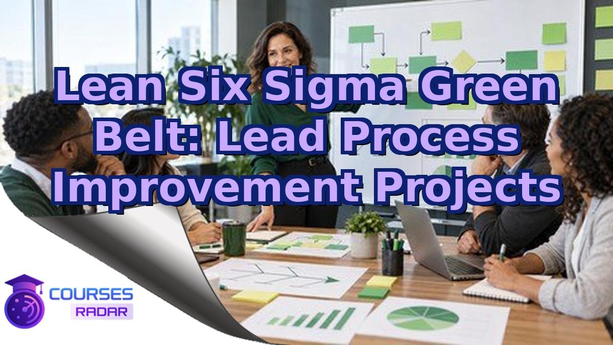 Lean Six Sigma Green Belt: Lead Process Improvement Projects