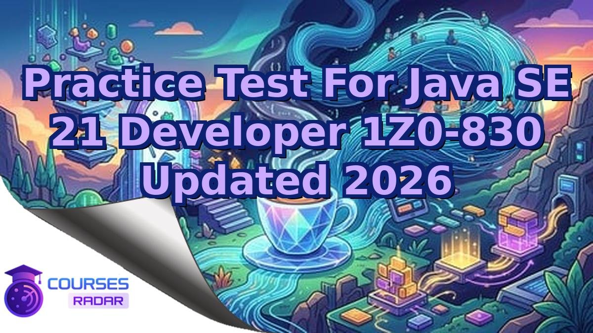 Practice Test For Java SE 21 Developer 1Z0-830 Updated 2026