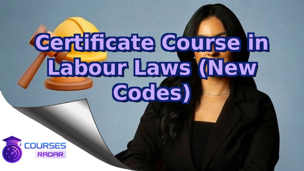 Certificate Course in Labour Laws (New Codes)