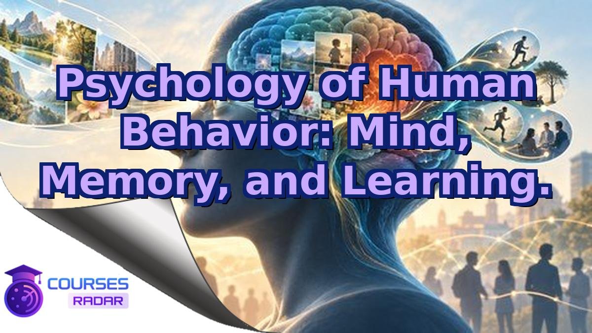 Psychology of Human Behavior: Mind, Memory, and Learning.