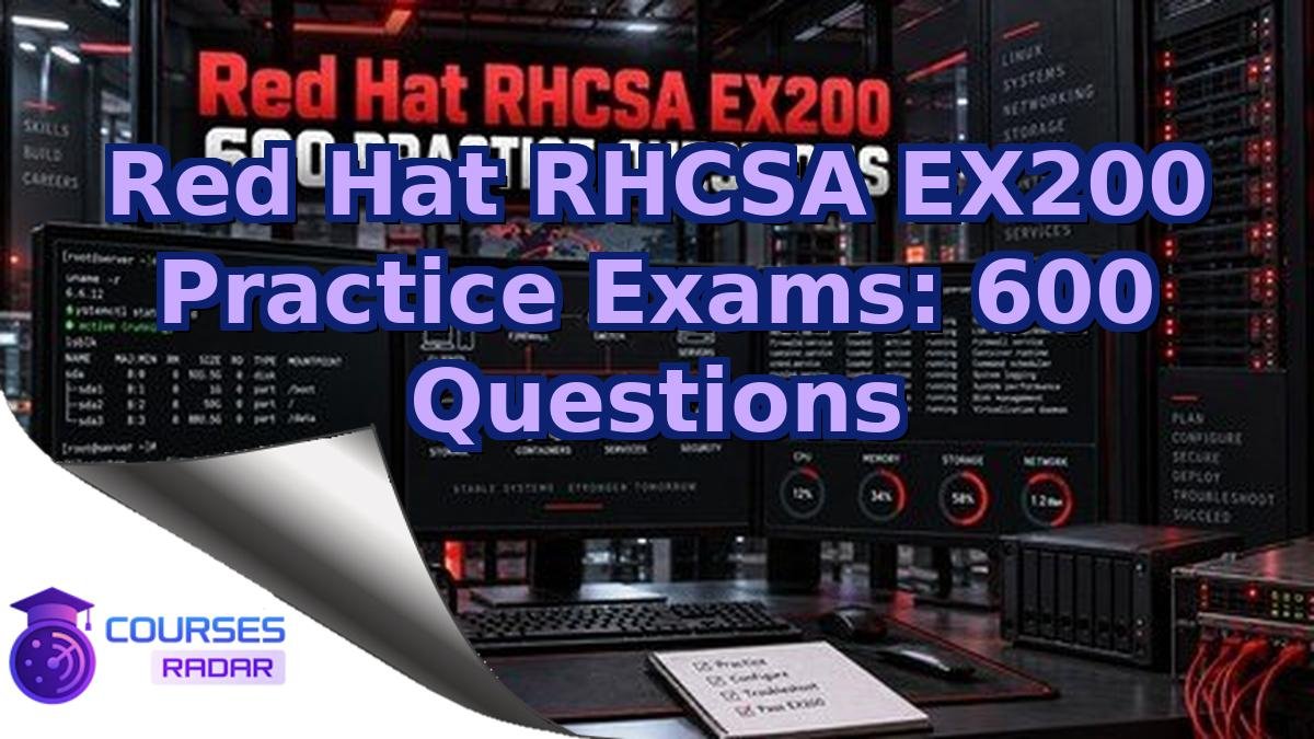 Red Hat RHCSA EX200 Practice Exams: 600 Questions