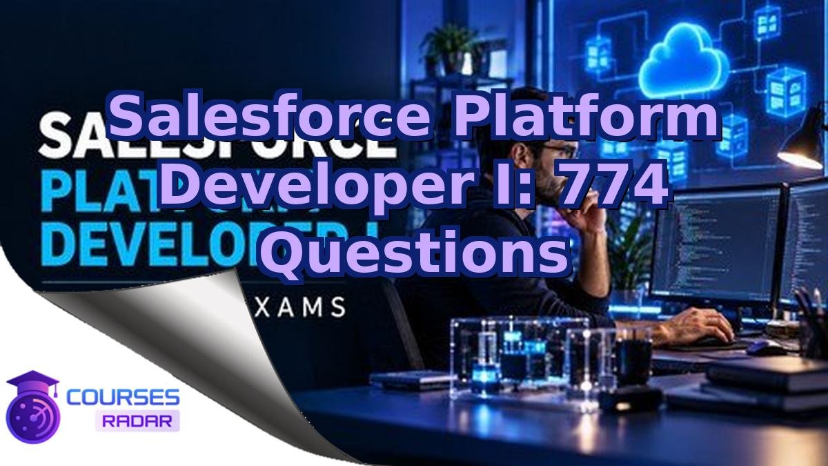 Salesforce Platform Developer I: 774 Questions