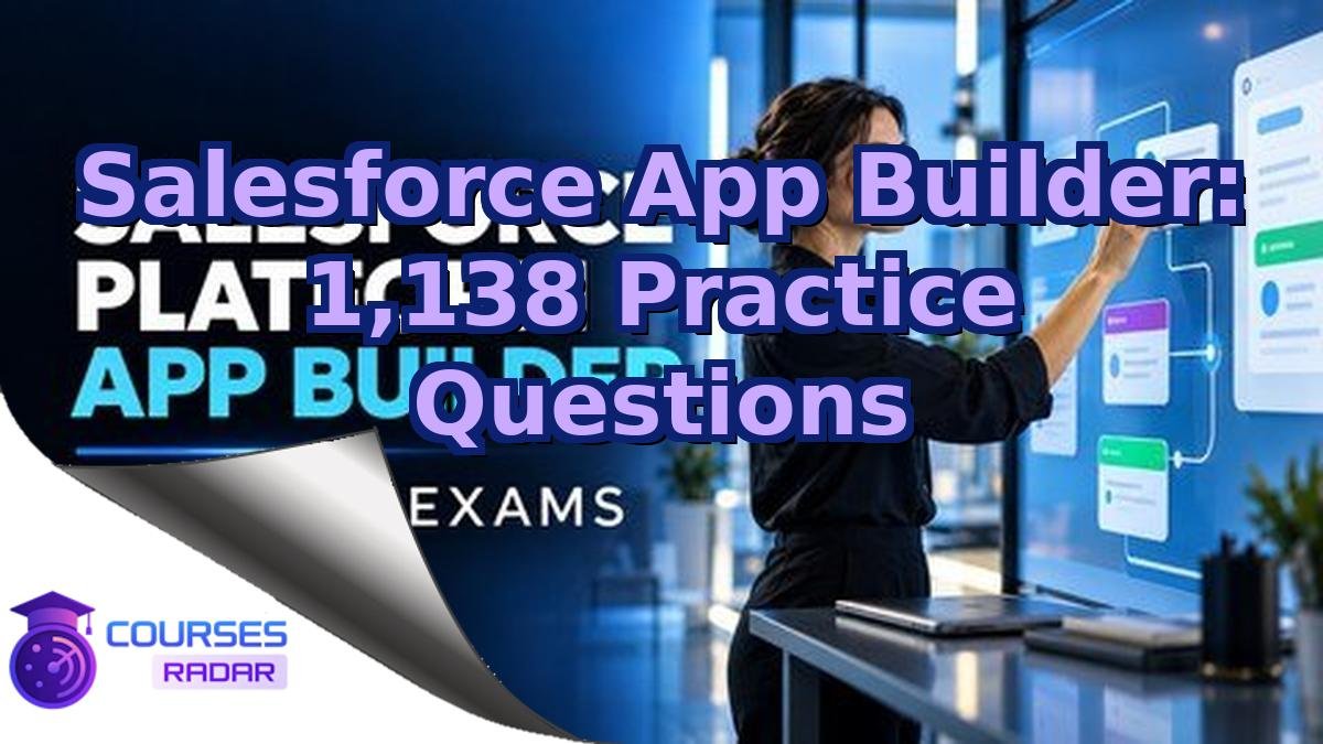 Salesforce App Builder: 1,138 Practice Questions