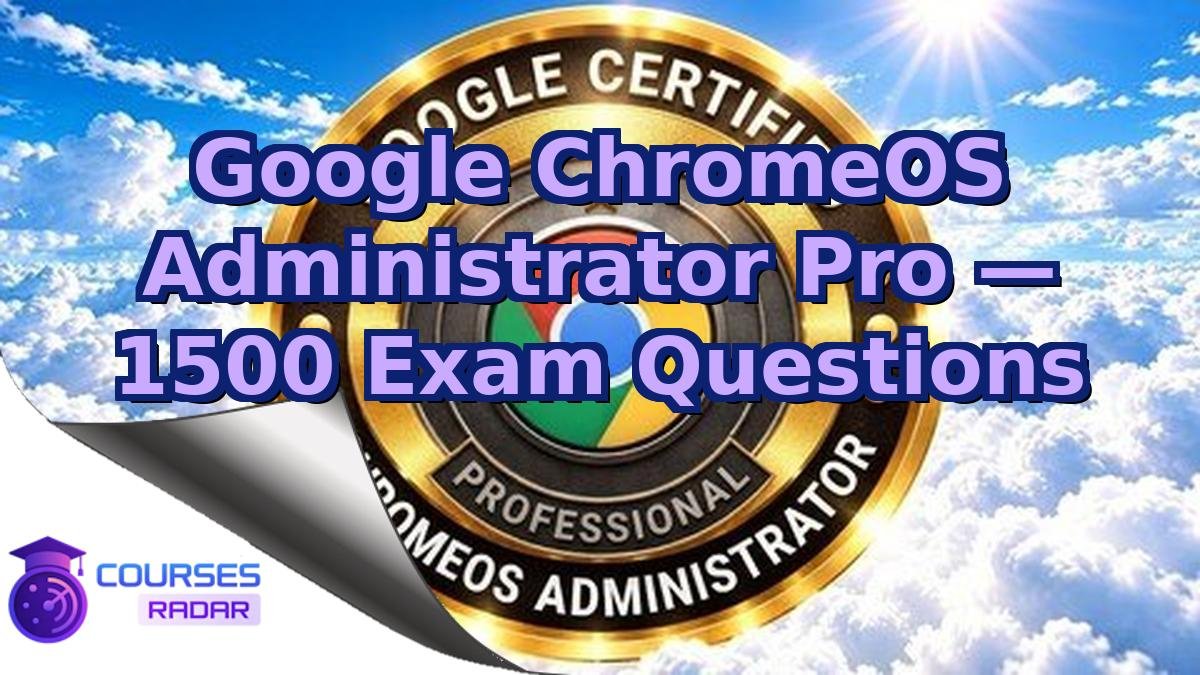 Google ChromeOS Administrator Pro — 1500 Exam Questions