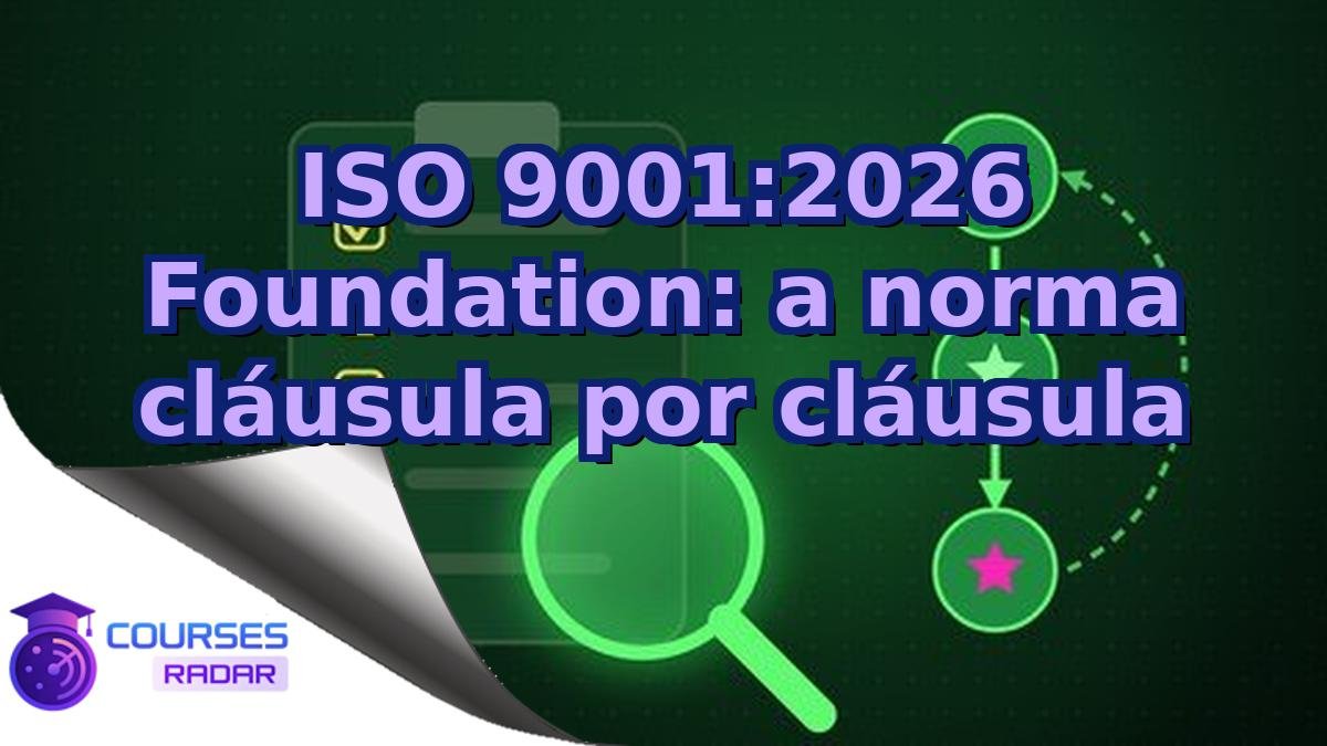 ISO 9001:2026 Foundation: a norma cláusula por cláusula