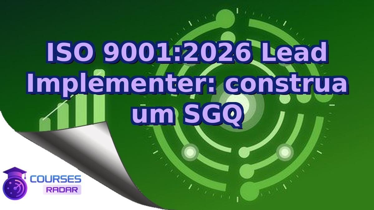 ISO 9001:2026 Lead Implementer: construa um SGQ