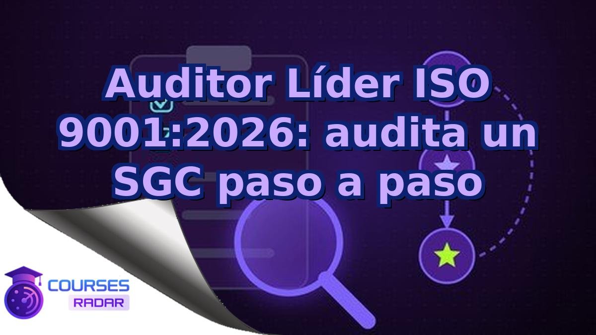 Auditor Líder ISO 9001:2026: audita un SGC paso a paso
