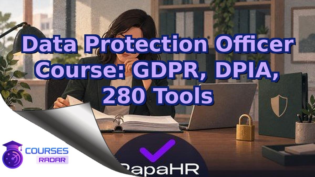 Data Protection Officer Course: GDPR, DPIA, 280 Tools