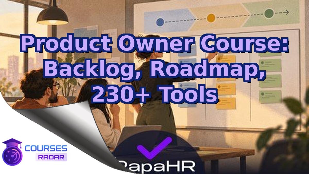 Product Owner Course: Backlog, Roadmap, 230+ Tools
