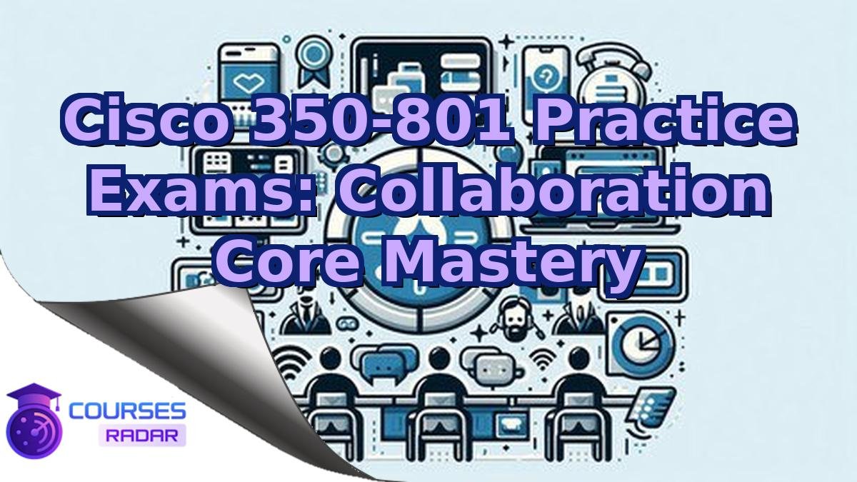 Cisco 350-801 Practice Exams: Collaboration Core Mastery
