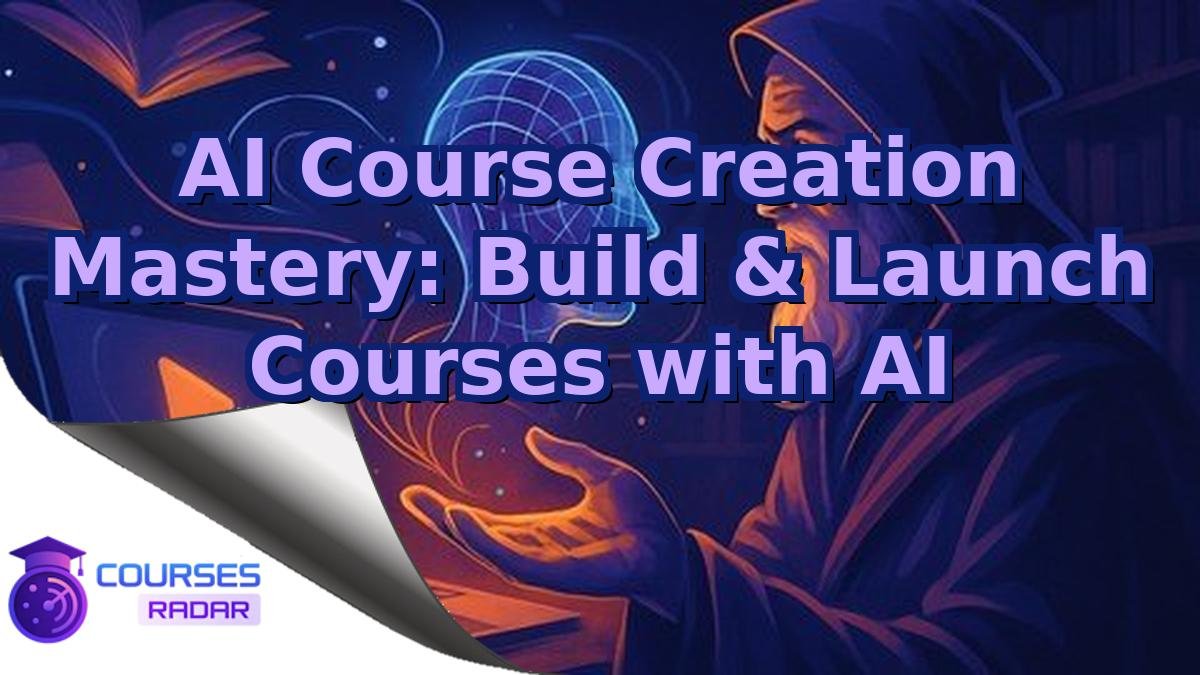 AI Course Creation Mastery: Build & Launch Courses with AI