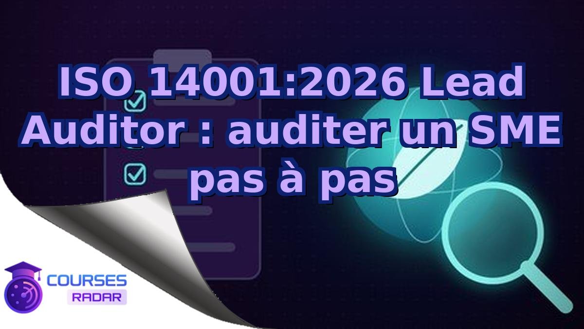 ISO 14001:2026 Lead Auditor : auditer un SME pas à pas