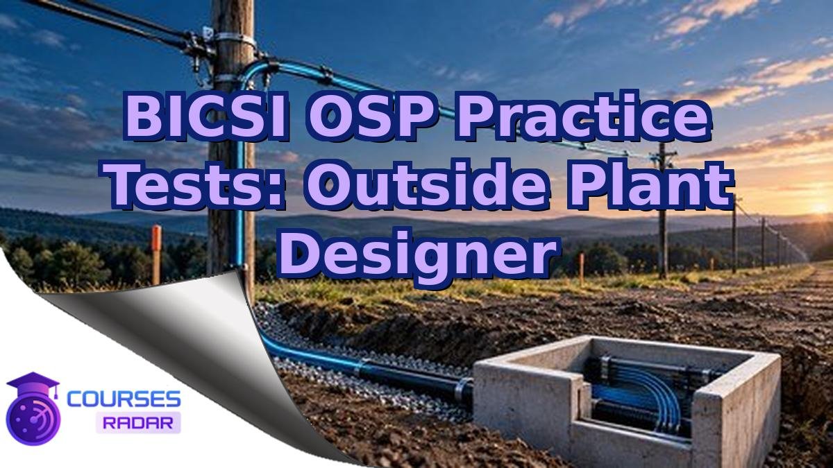 BICSI OSP Practice Tests: Outside Plant Designer