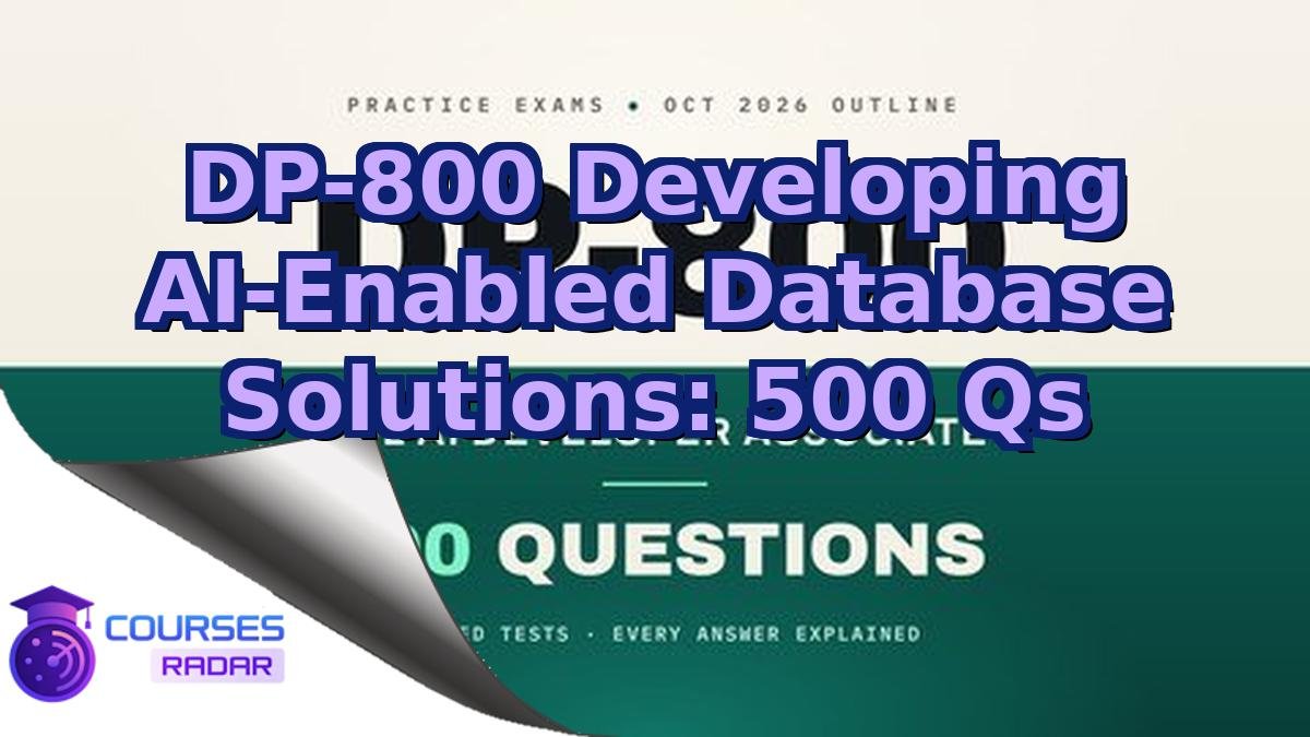DP-800 Developing AI-Enabled Database Solutions: 500 Qs