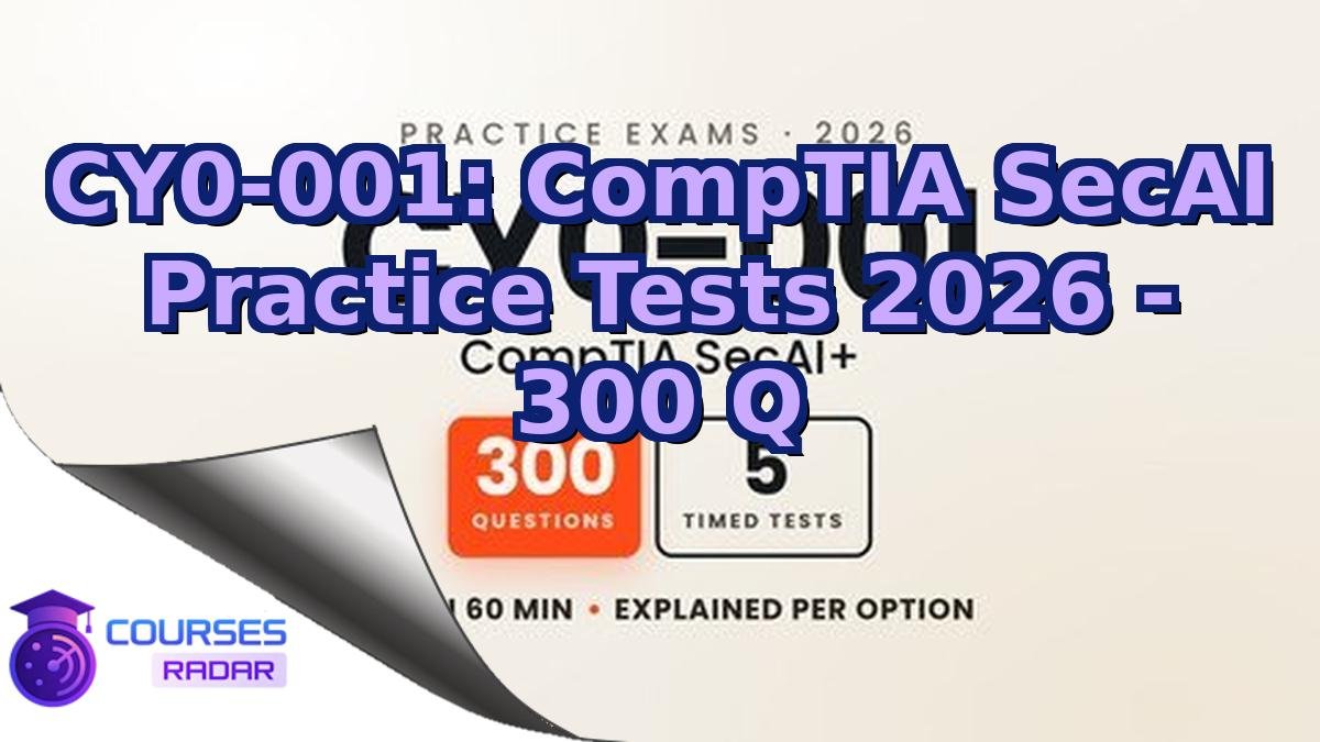 CY0-001: CompTIA SecAI Practice Tests 2026 - 300 Q