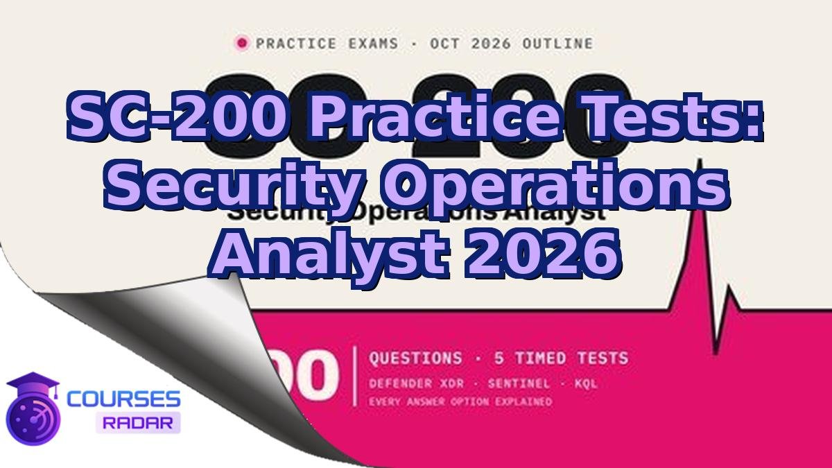 SC-200 Practice Tests: Security Operations Analyst 2026