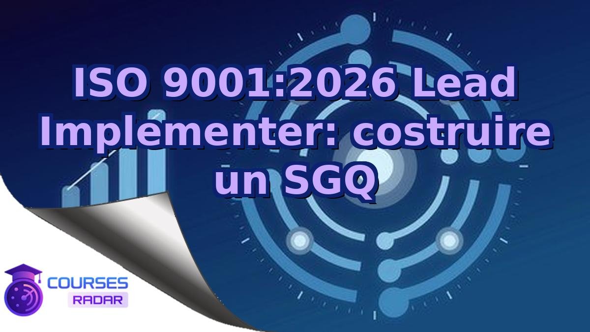 ISO 9001:2026 Lead Implementer: costruire un SGQ