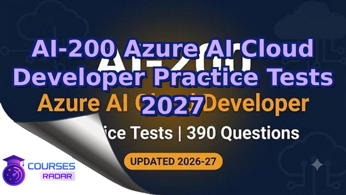 AI-200 Azure AI Cloud Developer Practice Tests 2027