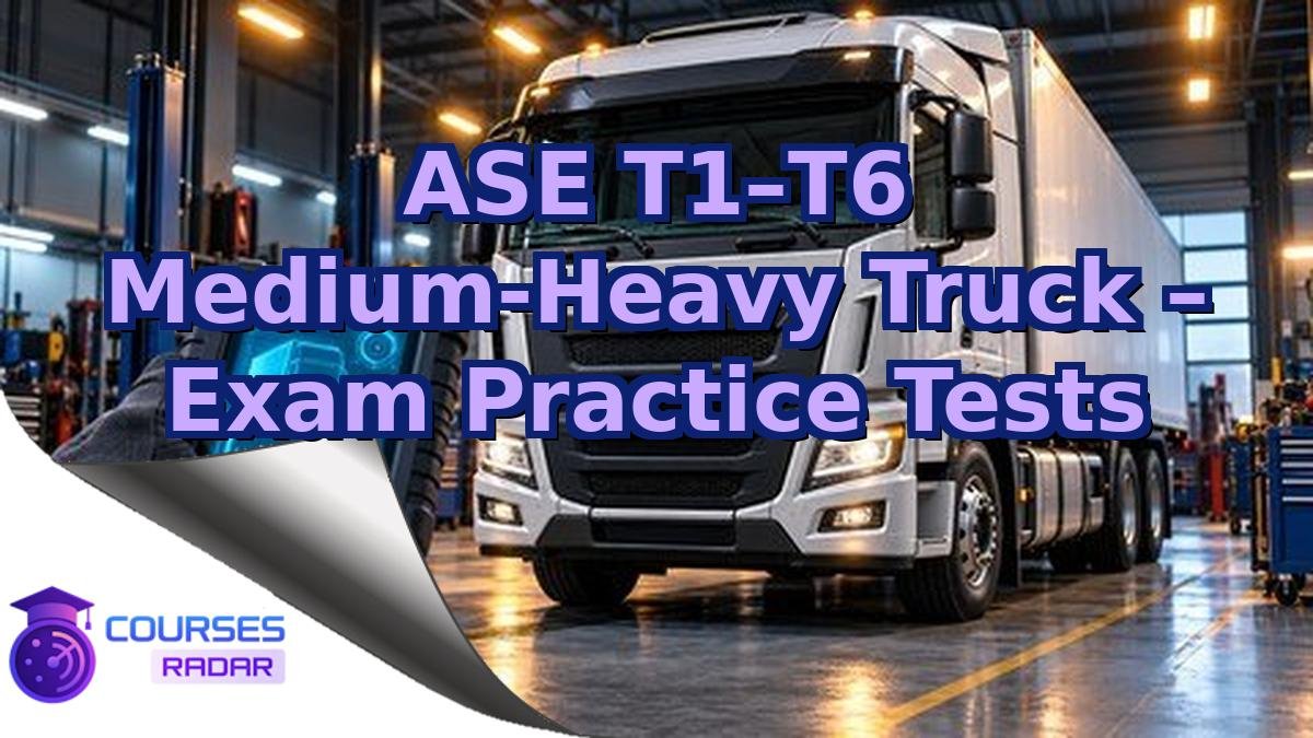 ASE T1–T6 Medium-Heavy Truck – Exam Practice Tests